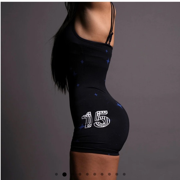 Darc Sport Throttle Sierra Seamless Bodysuit in Darc Cobalt Starry Night - Picture 3 of 4